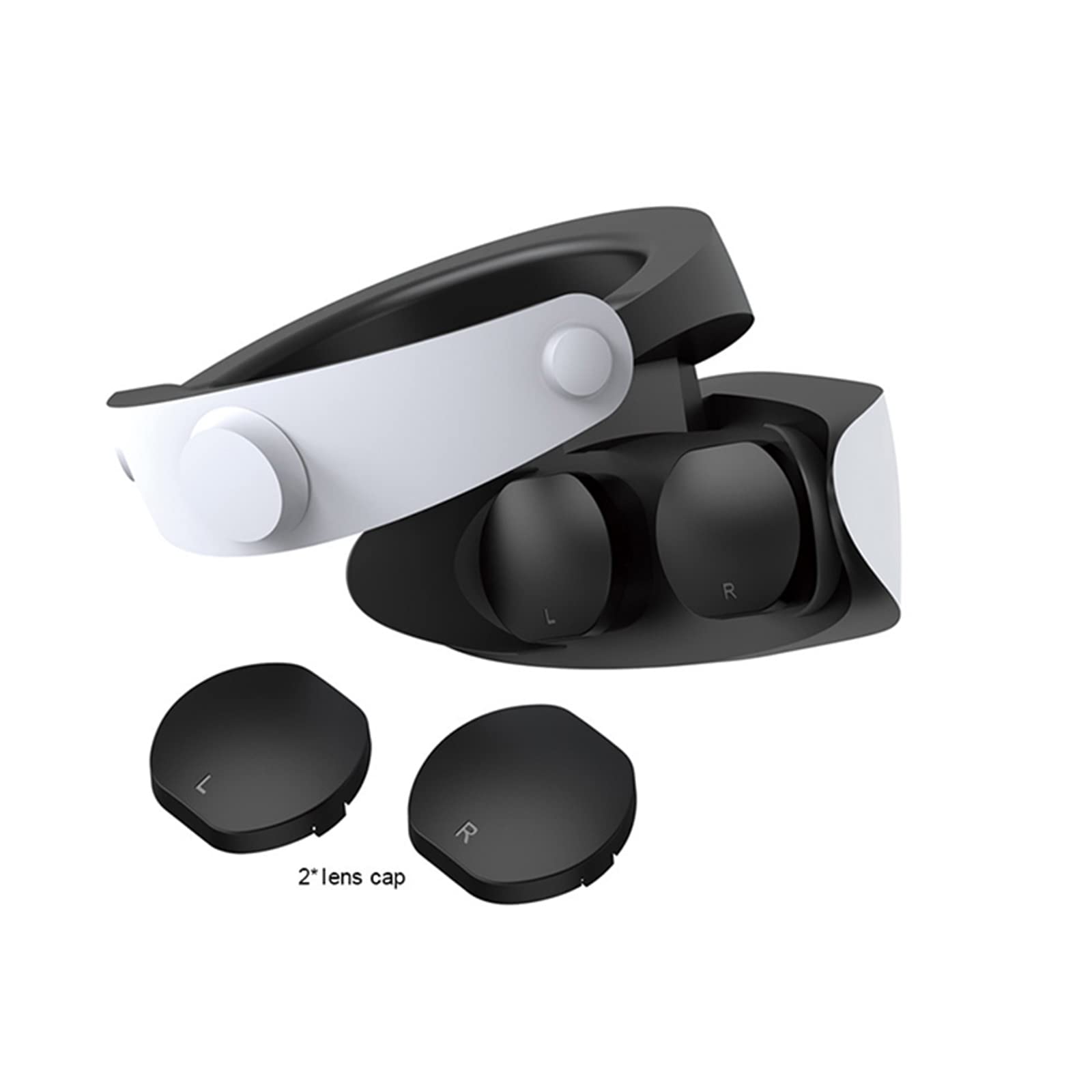 HUAYUWA Étui de Transport Rigide VR pour PlayStation VR2, Sac de Rangement Compatible avec Casque PS VR2 et manettes tactiles, Accessoires pour la Maison et Les Voyages