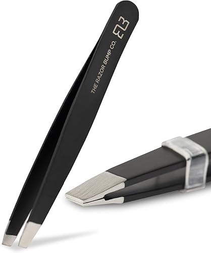 The Razor Bump Co. - Pinzas profesionales para mujeres y hombres | Acero inoxidable, quirúrgico, pinzas profesionales para mujeres y hombres | La