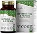 Ezyleaf Betaina HCL con Pepsina 680 mg | 120 Capsule Vegane | Betaina Cloridrato...