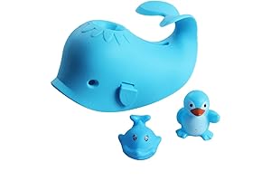 Bath Spout Cover Whale Blue - Dog Proof Faucet Cover