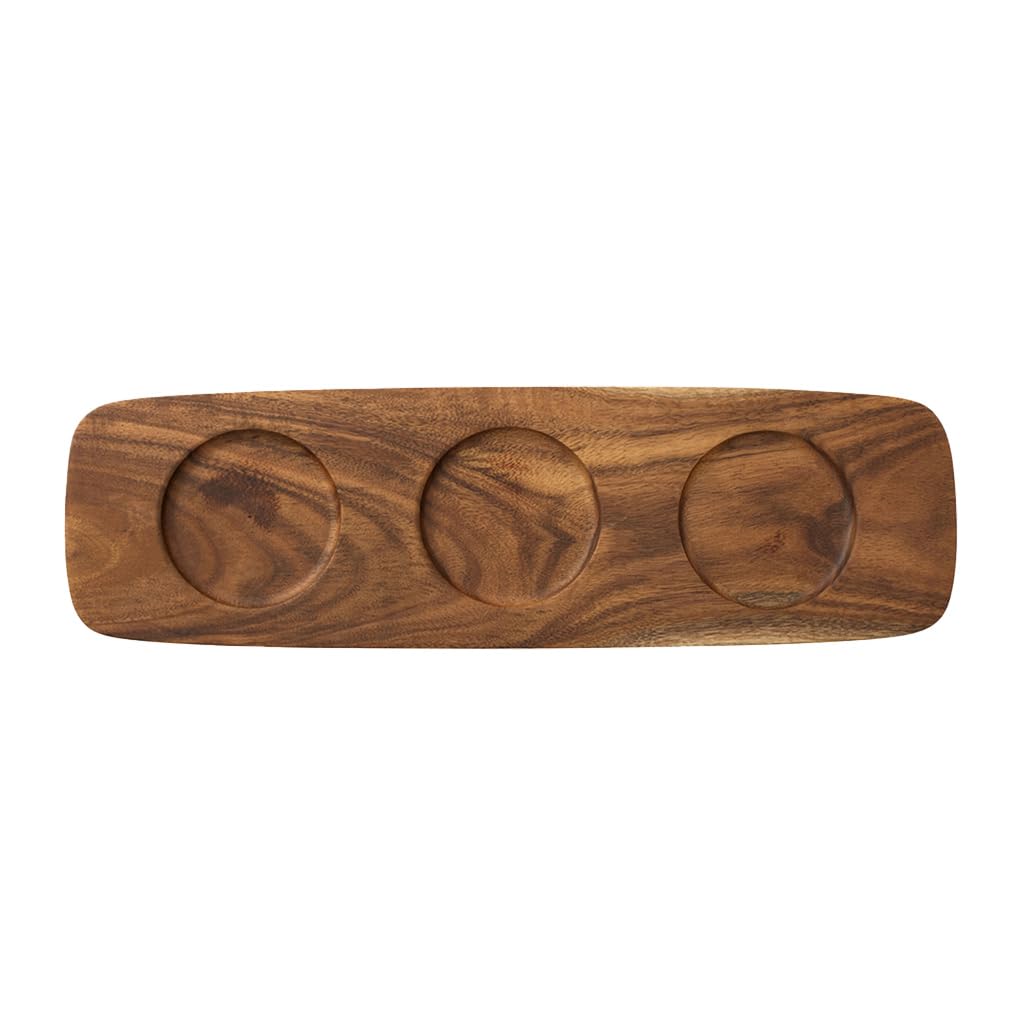 Villeroy & Boch Artesano Original Tray for Dip Bowls, Wood, Brown