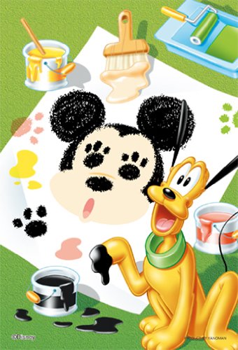 ディズニー　ジグソーパズル　朝の光につつまれて　ミッキー＆プルート　 レトロ Amazon.co.jp: 204ピース ジグソーパズル プチ ディズニー プルート