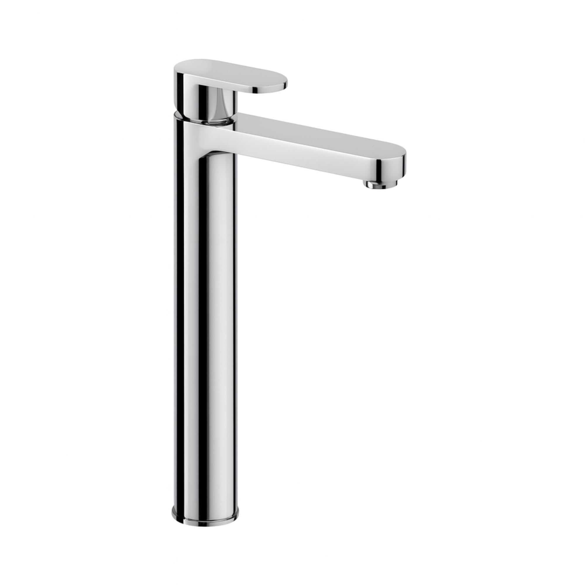 Ecstasy Blade - Grifo monomando para lavabo alto cromado - Grifo monomando para lavabo de encimera o recipiente con fijaciones