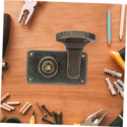 Image of ORFOFE 2Pcs Antique Bronze Suitcase Lock Hasp Latch Security Toggle Lock for Jewelry Box Luggage Toolbox and Briefcase User Friendly Design for Comfortable Operation