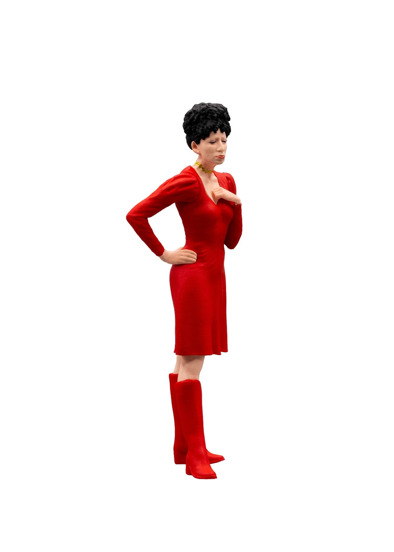 FANTOZZI - Miss Silvani Accountant Me Seduchi - Film Scene - PVC Collectible Figure Statue - Height 10 cm - Image 2