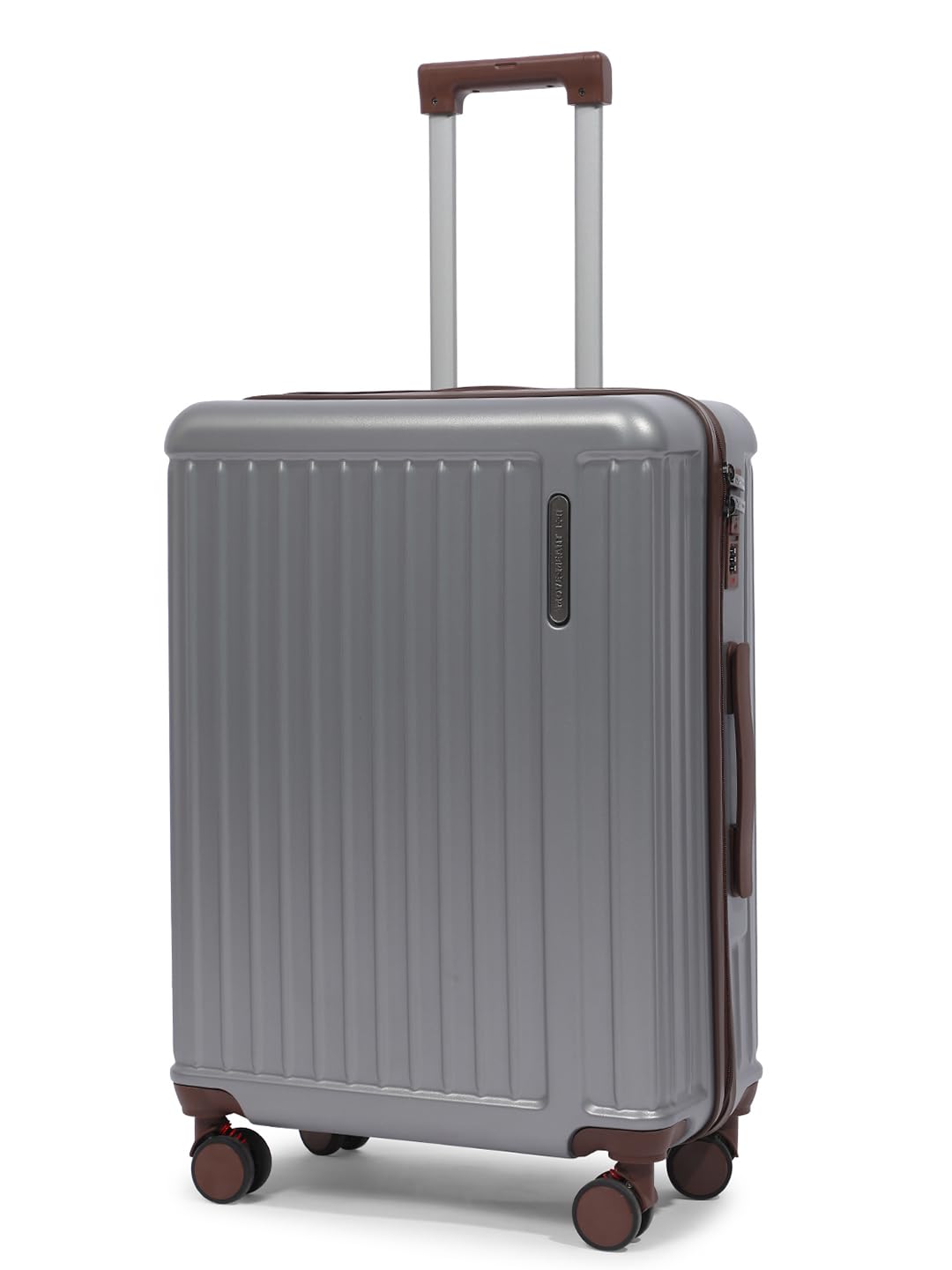 Travel Fun Suitcase 8 Wheels Number Lock Poly Carbonate Trolley Bag for Men & Women | 360 Degree Wheeling System Luggage | Trolley Bags for Travel-image-47