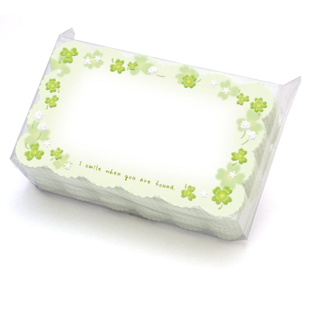 Sasagawa 16-880 Taka-Mark Message Cards Fantasy Fancy Clover 100