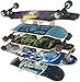 The Showcase Longboard Skateboard Display Wall Rack - Holds 5 Boards