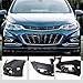 ALEGE Front Bumper Cover Assembly Compatible with 2016 for Chevy Cruze Limited 2015 for Chevy Cruze (Black) Replace 94525910