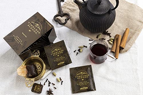 Image of Timeless Blends by The Hillcart Tales Spice Carnival Masala Chai Tea Bags 25+5 Pieces, Premium Black Masala Tea Leaves Wit Cinnamon, Cardamom and Clove, Refreshing Rich Aroma, 60 gms