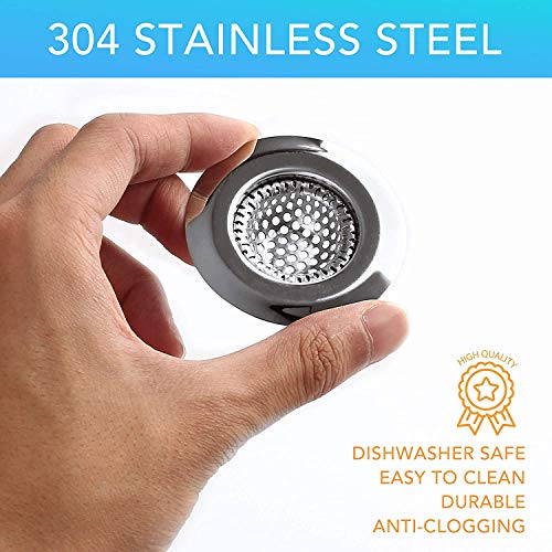 CNSZNAT 2pcs Bathtub Drain Strainer, Small Wide Rim 2.2