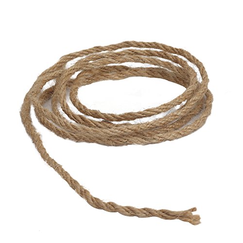 Tenn Well Strong Natural Jute Twine, 4Mm Thick 66 Feet Long Jute String Rope Roll For Garden, Arts & Crafts, Home Decor, Packaging #TOP3