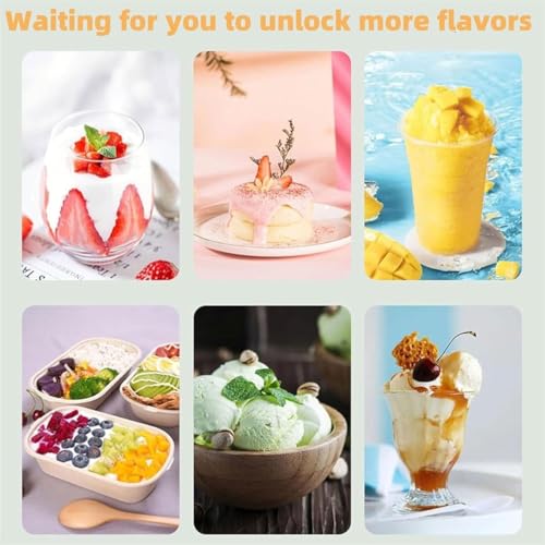 Automatische Eismaschine 300 ml – Multifunktionsmaschine mit LED-Touchscreen, 6 Modi und 90 min schneller Produktion, ideal für DIY Soft Serve und Sorbet zu Hause – Bild 8