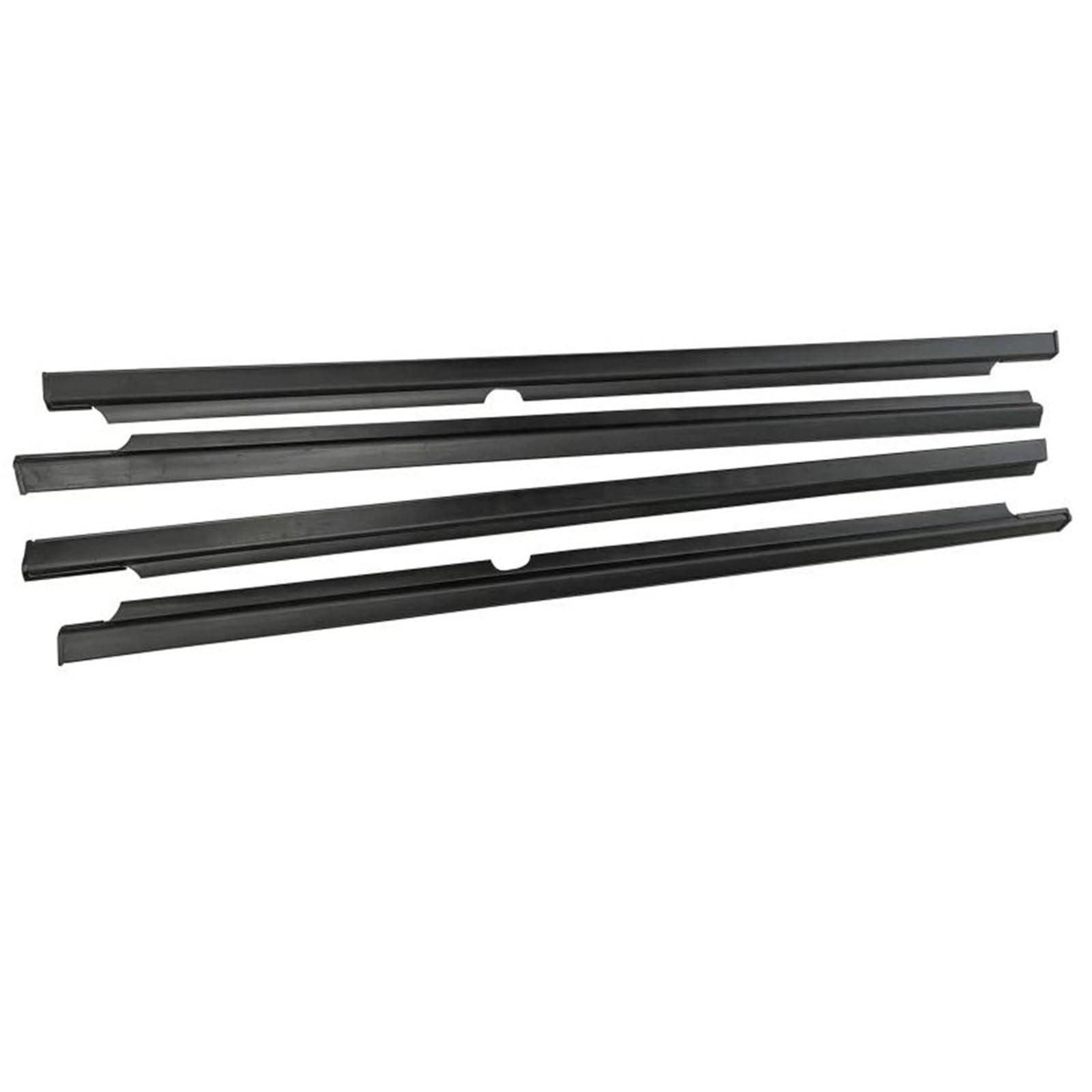 Snwdbh One Color 4Pcs/Set Car Door Window Weatherstrip For Mitsubishi For Montero 2Th V20 V31 V43 V32 V33 Black Glass Seal Moulding Trim Exterior Belt