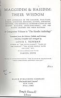 Maggidim and Hasidim: Their Wisdom B001GFDRCQ Book Cover