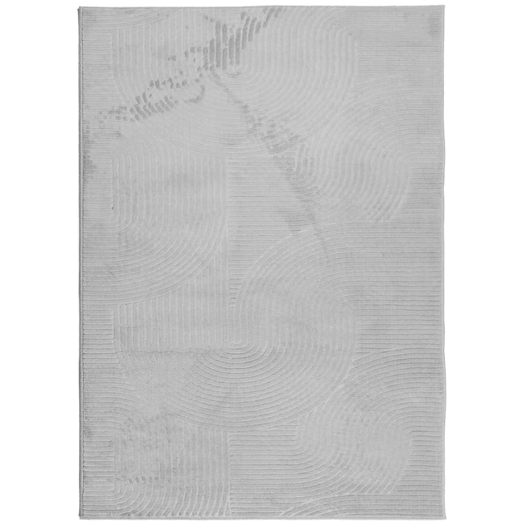 vidaXL Rug IZA Short Pile Scandinavian Look Grey 240x340 cm — image 1
