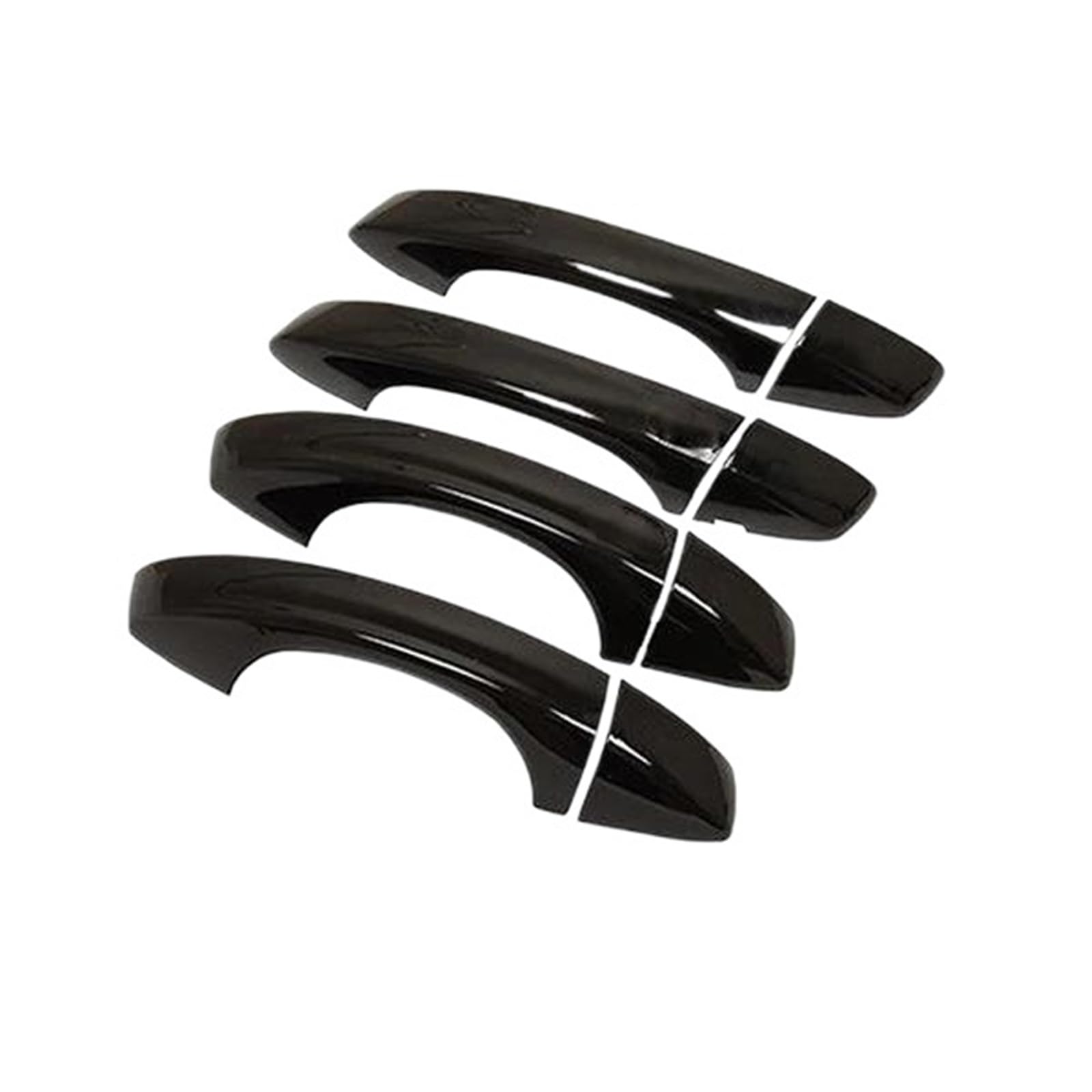 ZHQDRCY Door Open Handles for Seat for Ibiza for Mk5 6f Kj1 Car Door Handle Cover Trim Stickers(4Handle No Keyhole)