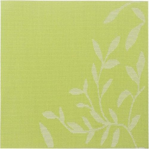 Image of Potency Table Mats Set of 4, Woven Placemate for Dining Table, Heat-Resistant Placemats Stain Resistant Anti-Skid Washable PVC Table Mats, Vinyl Placemats for Dining Kitchen Restaurant Table (C-Green)