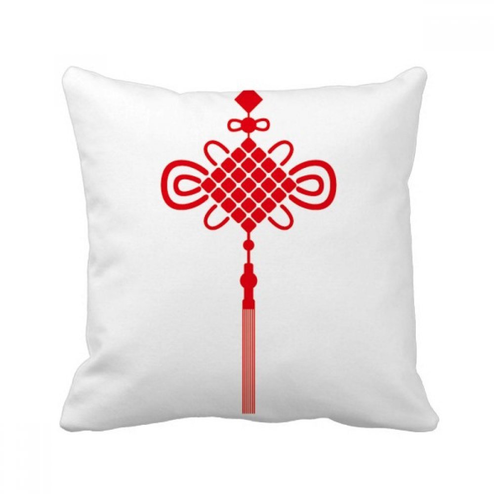Chine rouge noeud de sécurité coussin pour raviver un canapé terne