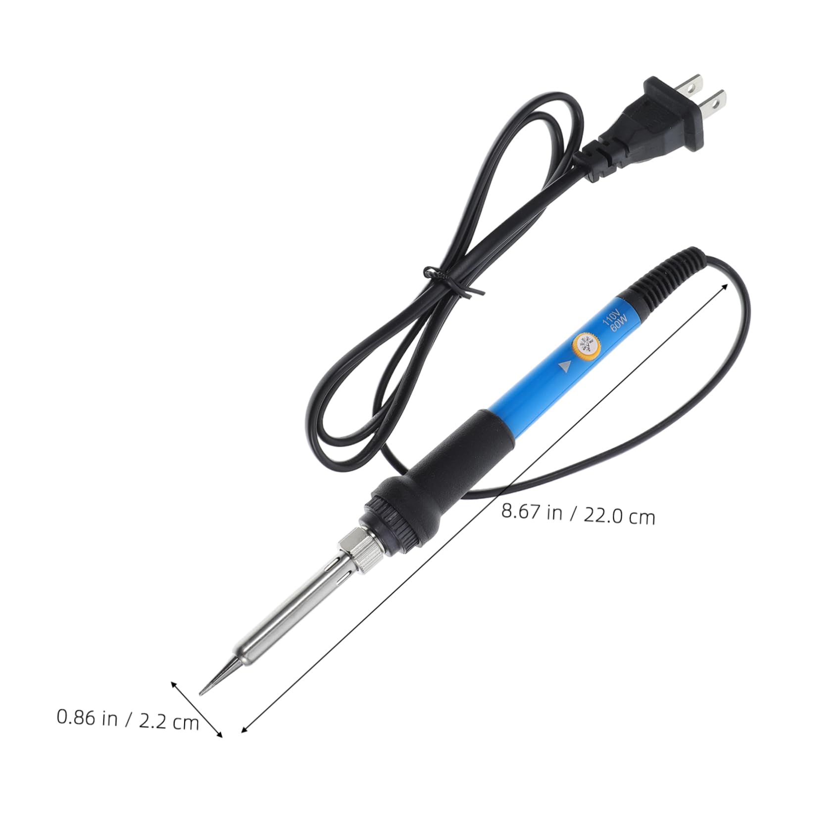 Alipis Jewelry Soldering Kit Thermostat 60w Soldering Iron Set Includes Stand Tips for Electronics Hobby