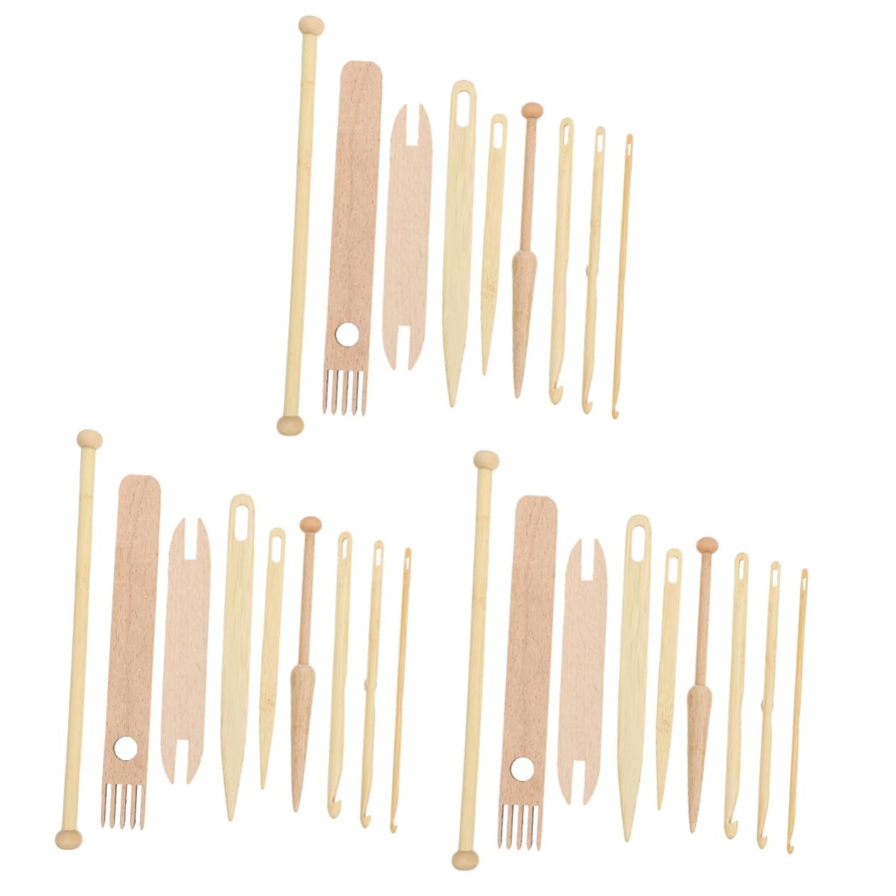 Outils bois pour tricot pour créer vos tapisseries murales bohèmes à la maison