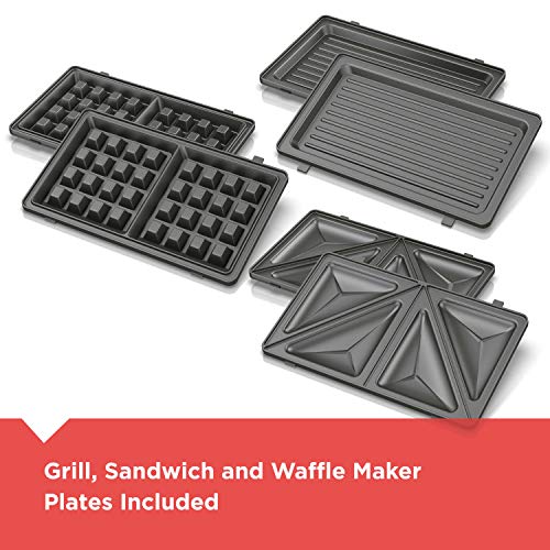 Black+Decker 3-in-1 WM2000SD 3-in-1 Waffle, Grill