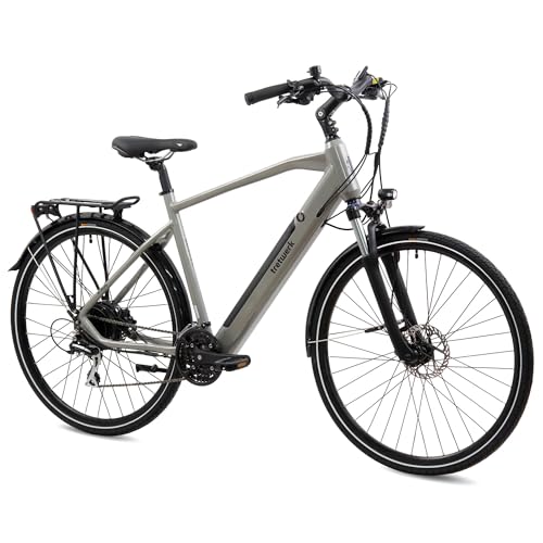 TRETWERK 28 Zoll E-Bike Herren Pedelec - Bronx 5.0 grau - Trekkingbike...