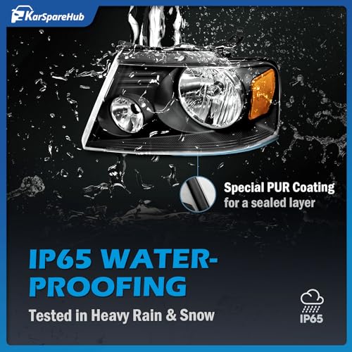 Image of Headlights Halogen for 2004-2008 Ford F150