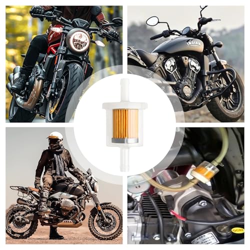 Benzinfilter, Kraftstofffilter Benzinfilter 8mm 4er Set Universal Benzinfilter Motorrad Rasenmäher Benzinfilter Moped Roller