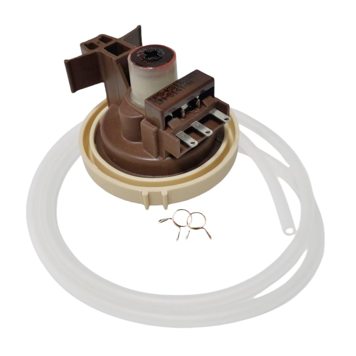 Photo 1 of DC96-01703B Washer Pressure Sensor Assembly, Washer Water-Level Pressure Switch With Hose Replacement for Samsung AP4458924, PS4217080, 2074292, WF431ABP/XAA, WF220ANW/XAA