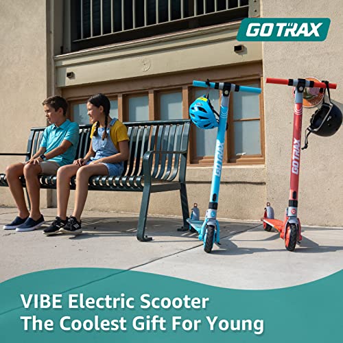 Gotrax Vibe Electric Kick Scooter, 6.5" Foldable Commuting Scooter For Kids 8-15, 12 Mph & 7 Miles Range E Kick Scooters For Kids, Teens, Boys And Girls (Red) #TOP3