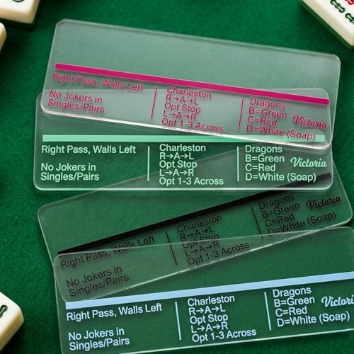 Lector personalizado de líneas Mahjong acrílico