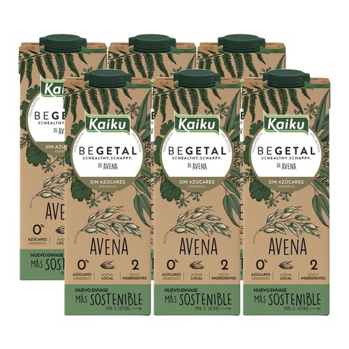 Kaiku Bebida de avena sin azúcares añadidos Kaiku Begetal 6 x 1 l.
