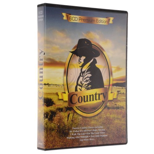 Premium Edition Country 6 CD Collection Including Johnny Cash, Kenny Rogers and Patsy Cline