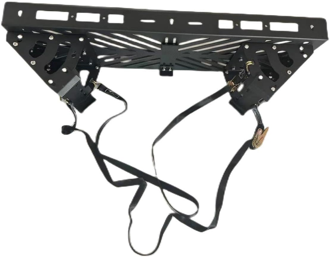 Aluminum Spare Tire Mount Cargo Basket Storage Compatible with 32" - 40" Tires on a Variety of Off-Road Vehicles,Fit for Jeep Wrangler JK JL TJ YJ CJ, Ford Bronco, SUV Accessories