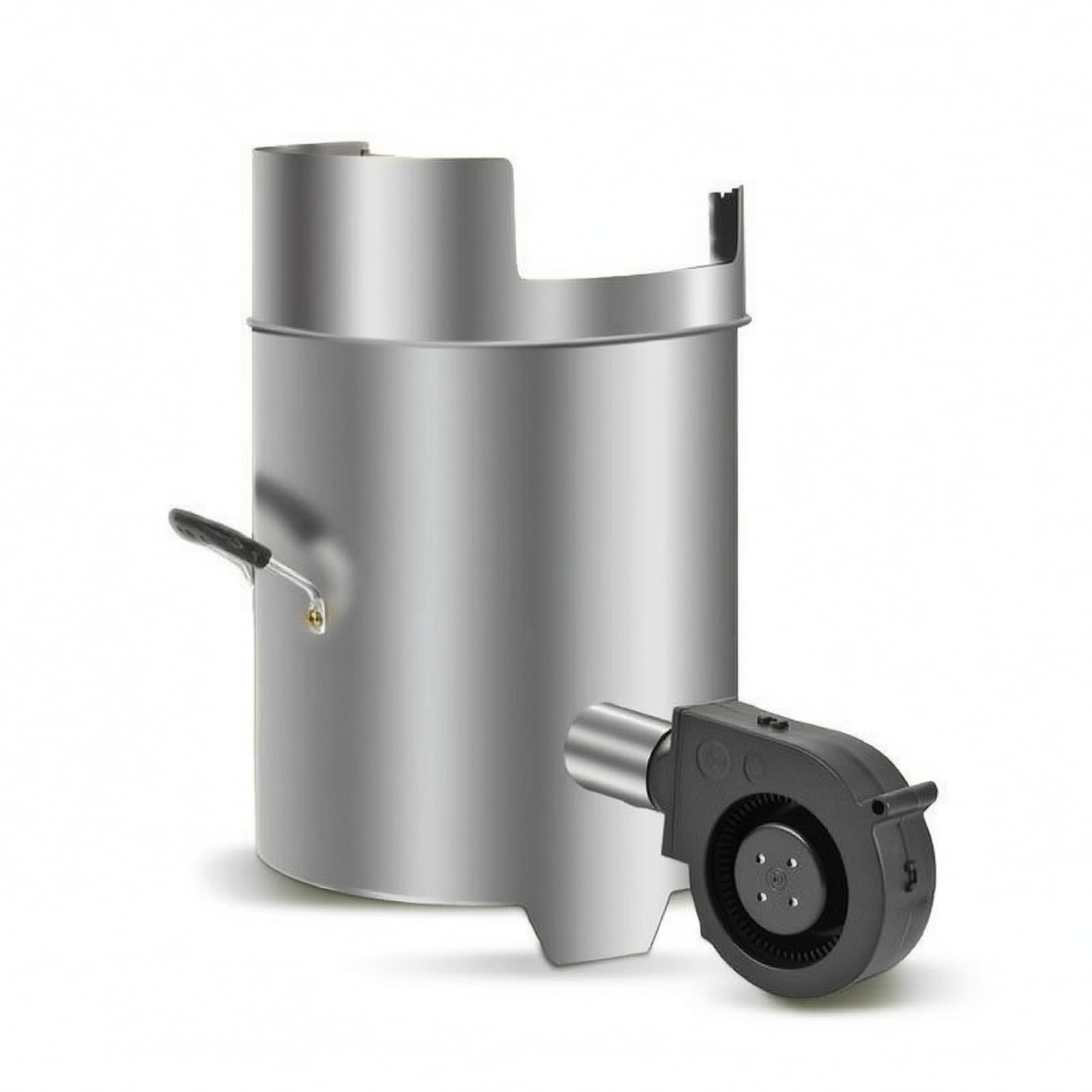 Cocina de Gasificación Portátil para Camping Estufa Hornillo Fogón con y Ventilación Asistida Estructura Resistente de Acero al