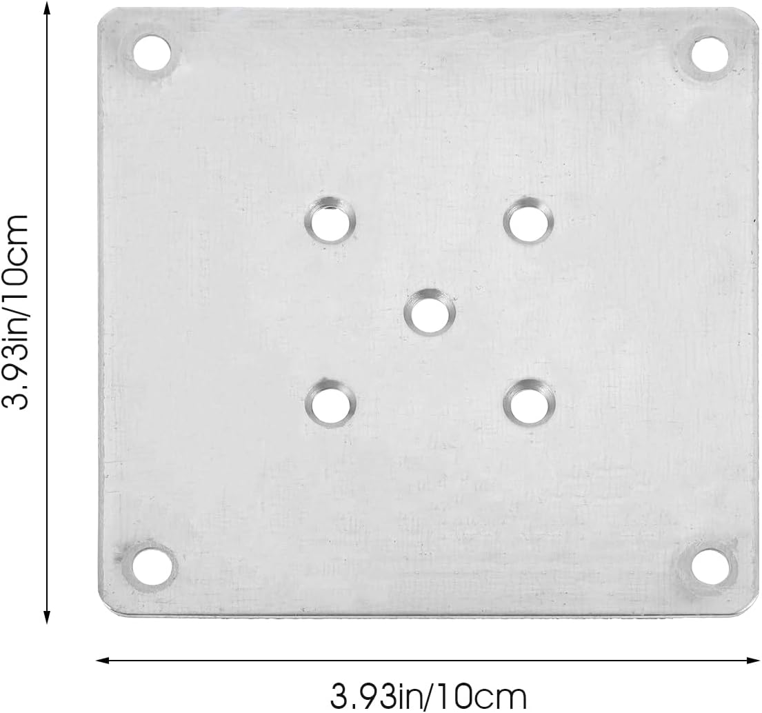 Mounting Plates for Furniture Legs: 8 PCS Table Leg Mounting Plate Furniture Leg Attachment Plates Flat T-Plate Connector Attachment Bracket Base for Sofa Cabinet Chair Seat Repair Replacement