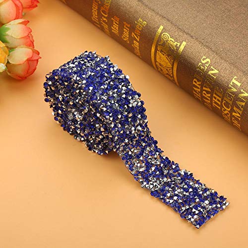 Rhinestone Ribbon, 3cm Width, 1 Yard Mesh Wrap Roll, Crystal Diamond Belt for Wedding Party Decorations Prom Dresses, Hair Clip Trim - Image 4