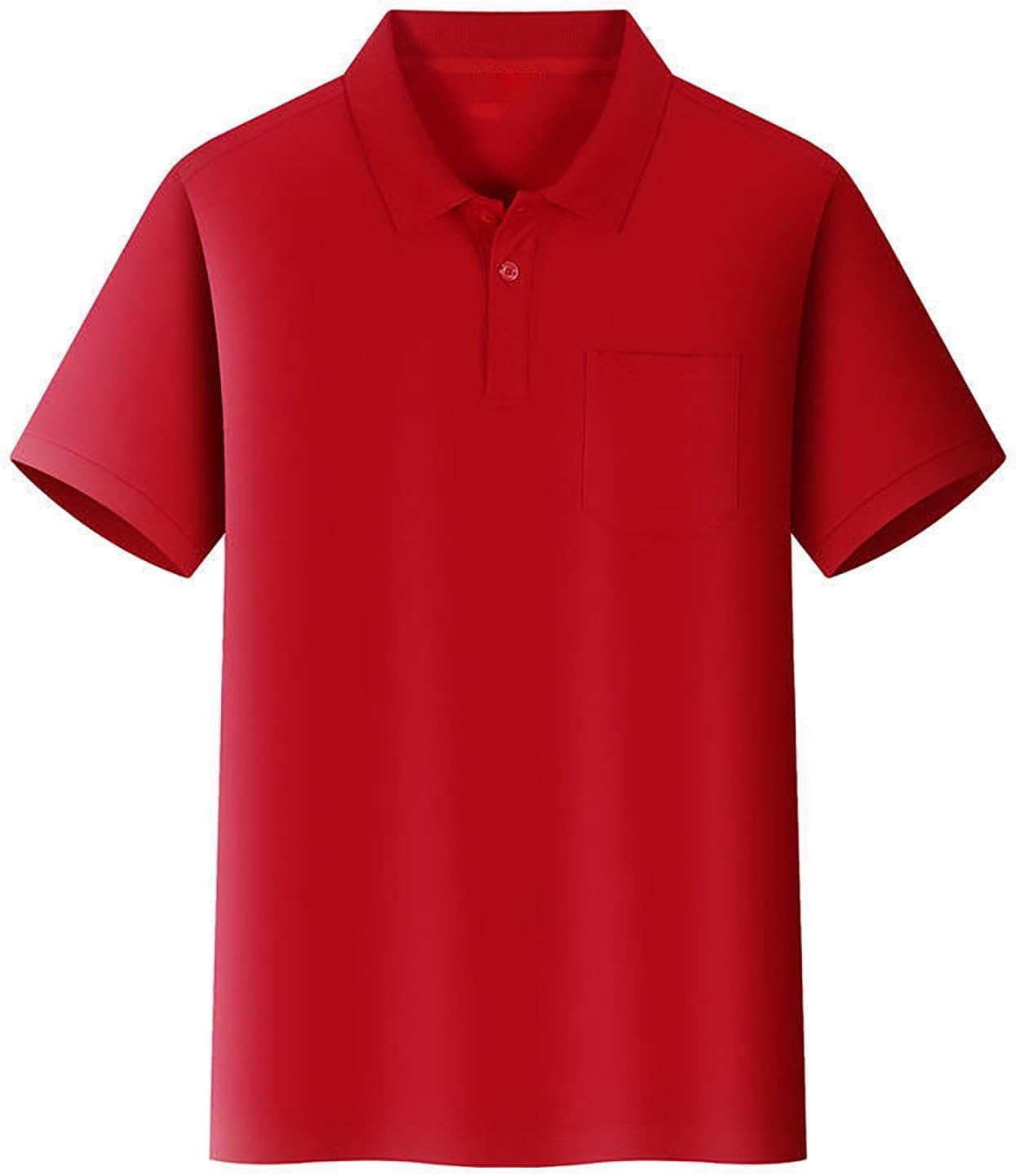 Boys Short Sleeve Polo Shirts Cozy Performance Comfort Golf Shirts Button Lapel Collar Stretch Lightweight School Uniforms