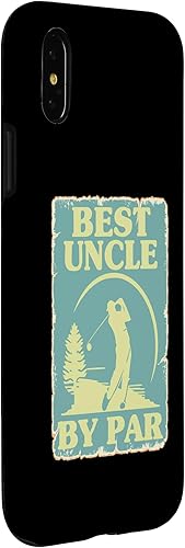Miniatura 3 de iPhone XXS Best Uncle By Par Golf Golfer Golfing from niece or nephew Case