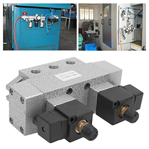 Vanne solénoïde pneumatique haute capacité de débit vanne air G1/4 5/3