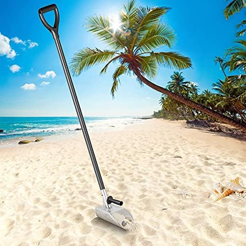 VEVOR Sand 10 MM Hole Detector Shovel Stainless Steel Metal