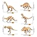 PPXMEEUDC 36 PCS Dinosaur Fossil Skeletons Dinosaur Skeleton Toys Assorted Figures Dino Bones for Dino Sand Dig Science Play Party Favor Decorations