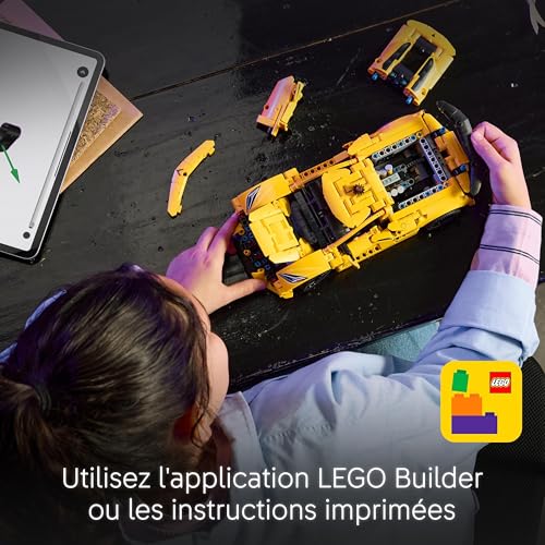 LEGO Technic Chevrolet Corvette Stingray - Set de Jeu - Modèle de Voiture de Sport - Cadeau pour Les garçons et Les Filles de 9 Ans et Plus 42205