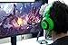 Razer Kraken Pro V2: Lightweight Aluminum Headband - Retractable Mic - in-Line Remote - Gaming Headset Works with PC, PS4, Xbox One, Switch, & Mobile Devices - Green