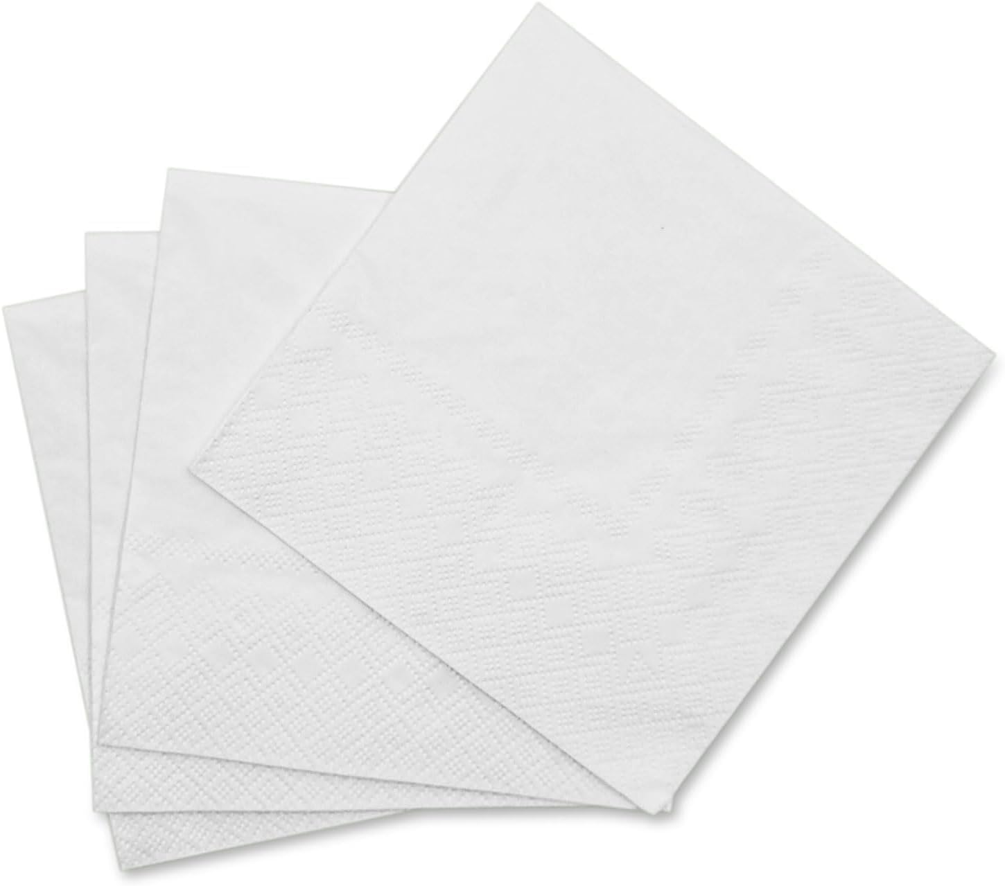PRP Creation Paper Napkins for Birthday Wedding Anniversary Party Tissue Paper Napkins 2 Ply Pack of 20 (White)