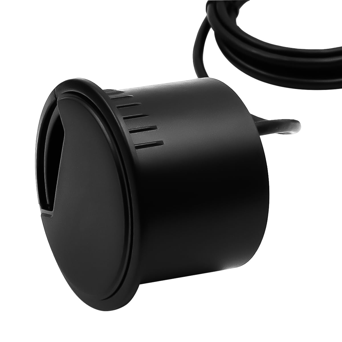 Hub de Bureau USB pour Trou de câble de Bureau de 60 mm Hub USB 5-en-1 avec Port USB 3.0 3,5 mm USB-C