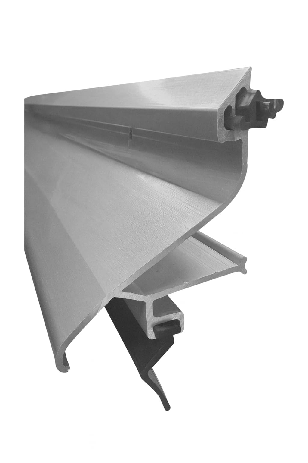 Exitex ERD MK2 Rain Deflector with Seal, Aluminium Weather Bar for Standard and uPVC Doors, 914mm (Silver)