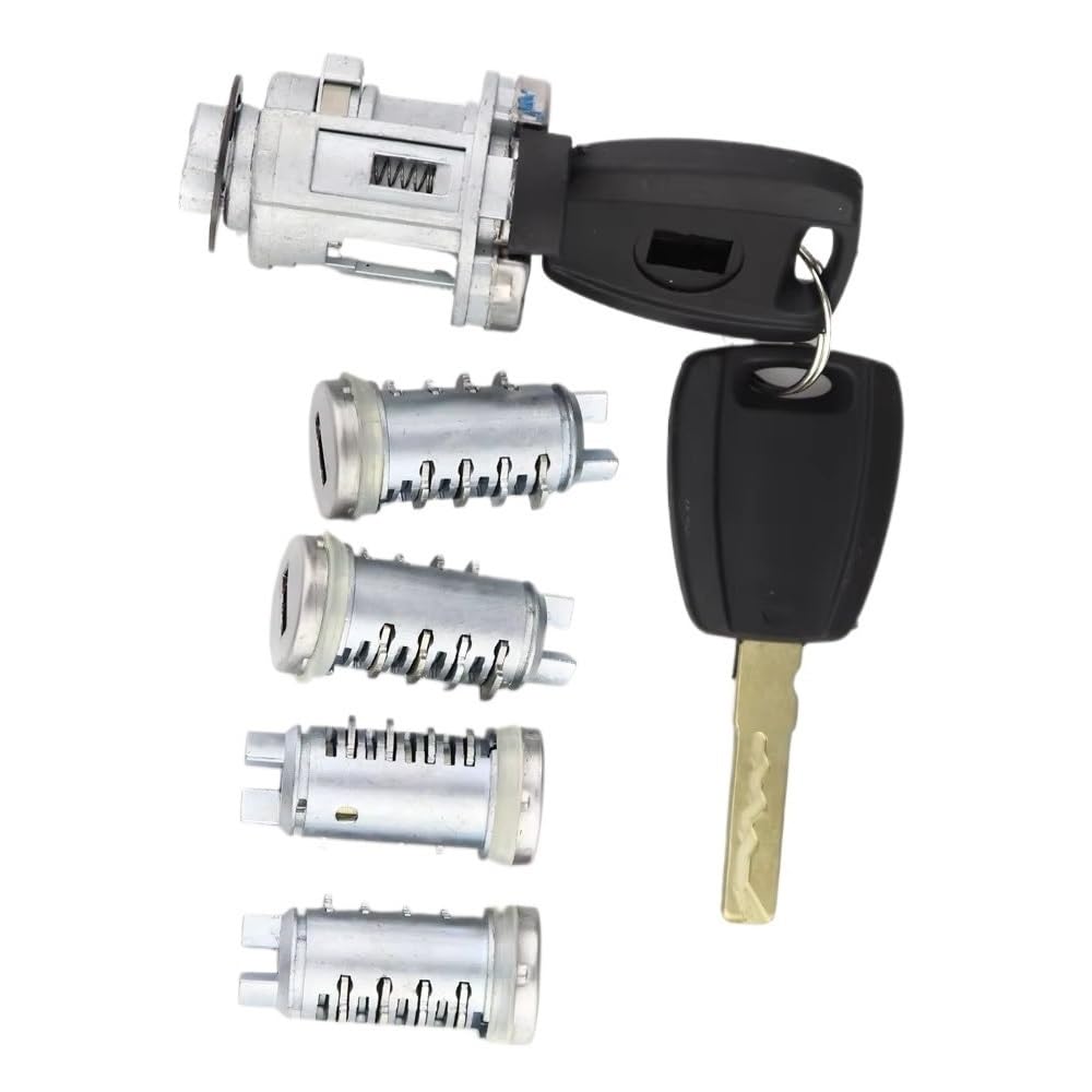 Ningqonggongshi One Color Lock Cylinder Assy Compatible With Fiat For Palio 178 1996-2012 Car Ignition Lock Cylinder Trunk Lock
