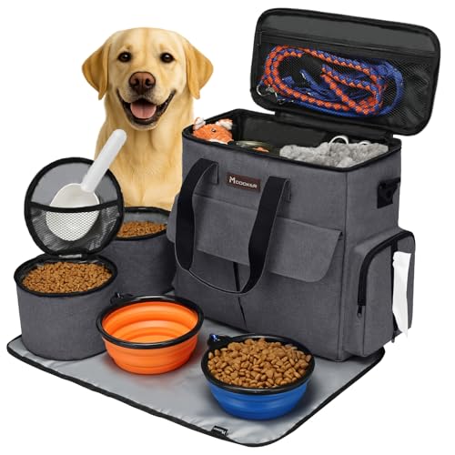 Modoker Airline Approved Pet Travel Bag, Weekend Dog Travel Set for...